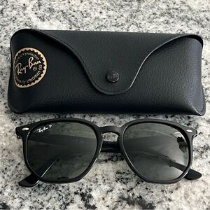 Ray-Ban RB4306 Polarized Hexagonal Sunglasses
